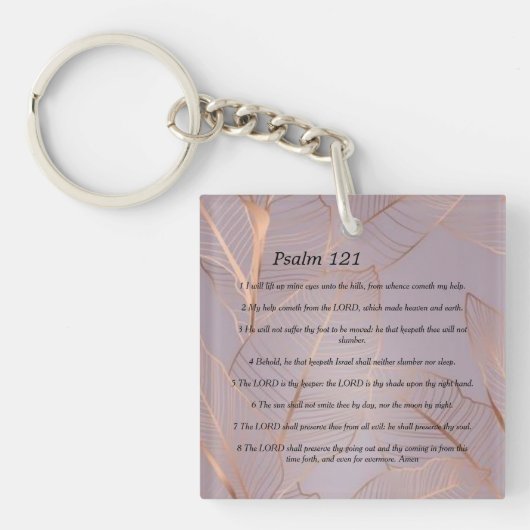 Psalm 121 sleutelhanger (voorkant)