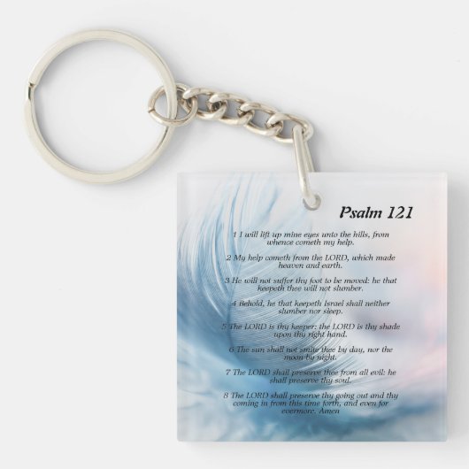 Psalm 121 sleutelhanger (voorkant)