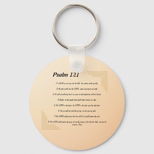 Psalm 121 sleutelhanger (Voorkant)