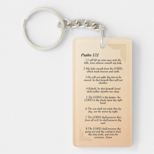 Psalm 121 sleutelhanger (Voorkant)