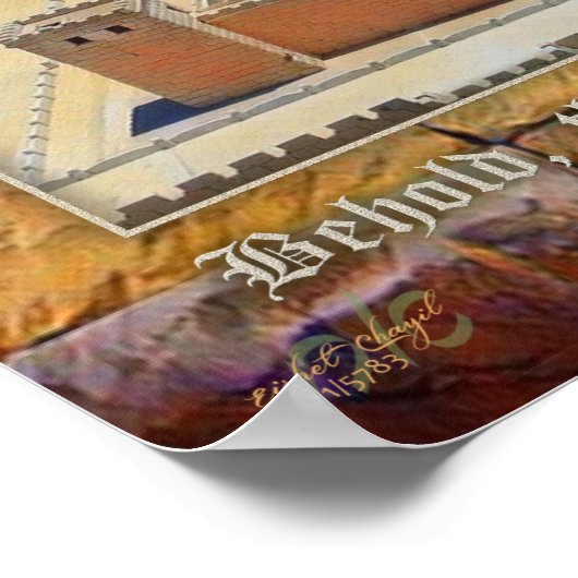 Psalm 121 The Guarding of Israel Temple Art Print (Hoek)