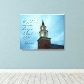 psalm 122:1 canvas afdruk (Insitu (Houten vloer))