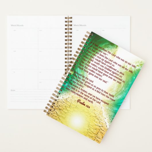 Psalm 124 - Onze hulp is in de naam van de Heer Planner (Display)