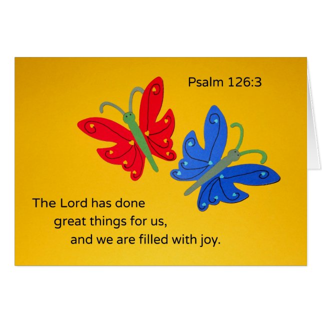 Psalm 126:3 De Heer heeft geweldige dingen voor on (Voorkant Horizontaal)