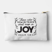 Psalm 126:5 Schrift Typografie – Oogsten in Vreugd Etui (Achterkant)