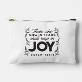 Psalm 126:5 Schrift Typografie – Oogsten in Vreugd Etui (Voorkant)