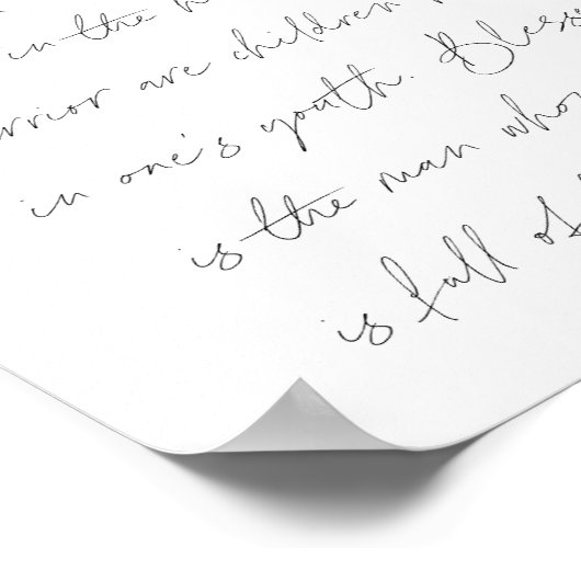 Psalm 127:3-5 script poster (Hoek)