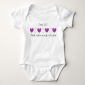 Psalm 127:3 Baby Creeper Romper (Voorkant)