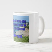 Psalm 128:2 WEBU Mug Grote Koffiekop (Voorkant rechts)
