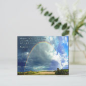 Psalm 128:5 volledige regenboog briefkaart (Staand voorkant)