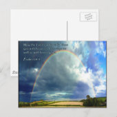 Psalm 128:5 volledige regenboog briefkaart (Voorkant / Achterkant)