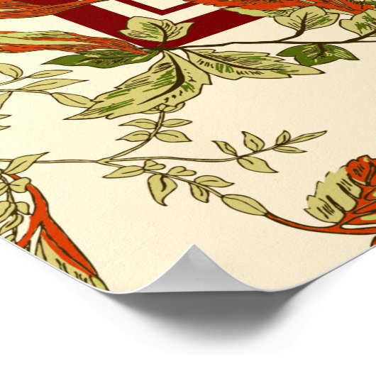 Psalm 128 Afzegeling in het Hebreeuws en het Engel Poster (Hoek)