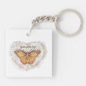 Psalm 130:5 Hoop Sleutelhanger (Achterkant)