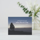 Psalm 130:5 - Ik wacht op de Heer Briefkaart (Staand voorkant)