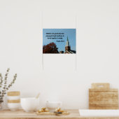 Psalm 133:1 Behold, hoe goed en aangenaam Poster (Keuken)