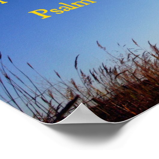 Psalm 133:1 Behold, hoe goed en aangenaam Poster (Hoek)