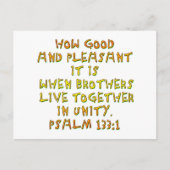 psalm 133:1 briefkaart (Voorkant)