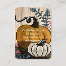 Psalm 136:1 ‘Geef Bedankt’ Schrift Visitekaartjes