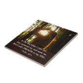 Psalm 138:3 Je antwoordde me en maakte me BOLD Tegeltje (Zijkant)