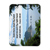 Psalm 139:10 Zelfs daar zullen ze me leiden Magneet (Verticaal)