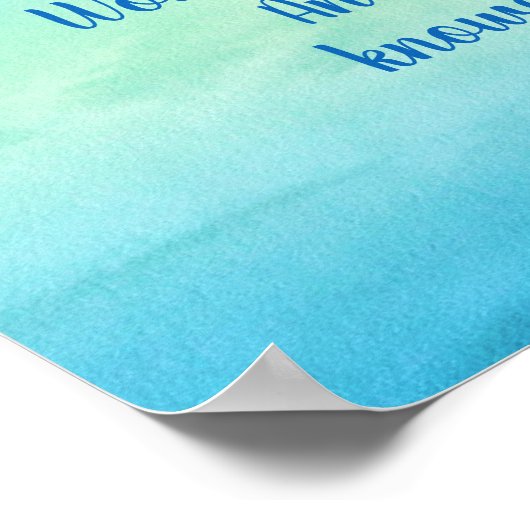 Psalm 139:14 Aanmoediging van bijbelverse Poster (Hoek)