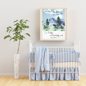Psalm 139:14 Christelijke kinderkamer Wall Art Mou Foto Afdruk