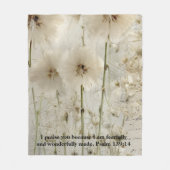 Psalm 139: 14 Fleece Blanket Deken (Voorkant)