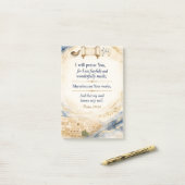 Psalm 139:14 - Ik zal u loven Post-it® Notes (Op bureau)