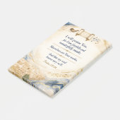 Psalm 139:14 - Ik zal u loven Post-it® Notes (Schuin)