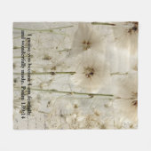 Psalm 139: 14 Vliesdeken Fleece Deken (Voorkant (Horizontaal))