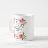 Psalm 139:14 - Vreemd en wonderbaarlijk gemaakt Koffiemok (Voorkant links)