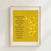 Psalm 139:14 Vreemd en wonderlijk gemaakt Poster