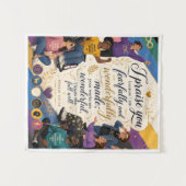 Psalm 139:14 - Vreeswekkend en Wonderbaarlijk Gesc Wandkleed (Voorkant (horizontaal))