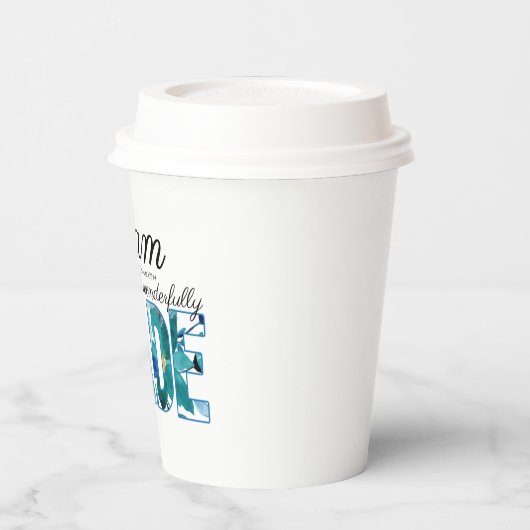 Psalm 139:14: Vrezend en wonderlijk gemaakt Papieren Bekers (Links)