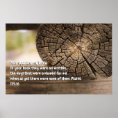 Psalm 139:16 poster (Voorkant)