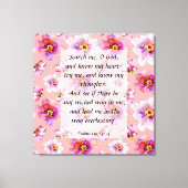 Psalm 139:23-24 Canvas afdrukken (Voorkant)