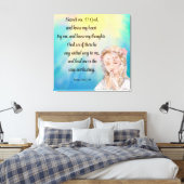 Psalm 139:23-24 Canvas afdrukken (Insitu (Slaapkamer))