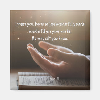 Psalm 139 2x2 magneet