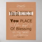 Psalm 139:5 Poster (Voorkant)