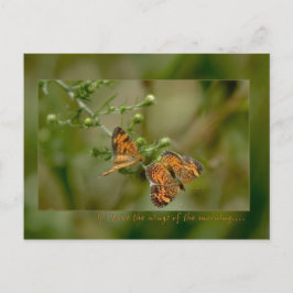 Psalm 139:9-10 Als ik 's ochtends opsta. Briefkaart