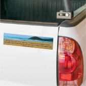 psalm 139: 9-10 BIBLIOTHEELBARE CONTACT Bumpersticker (Op Truck)