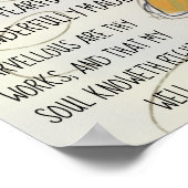 Psalm 139 Bijbelprijsopgave Giraffe Poster (Hoek)