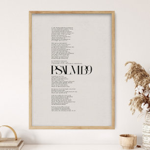 Psalm 139, Bijbelvers, Moderne Bijbel, Schriftwoor Poster