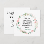 Psalm 139 Je bent mooi (Voorkant / Achterkant)