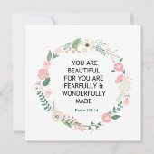 Psalm 139 Je bent mooi (Voorkant)