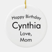 Psalm 139 Je bent mooi Keramisch Ornament (Achterkant)