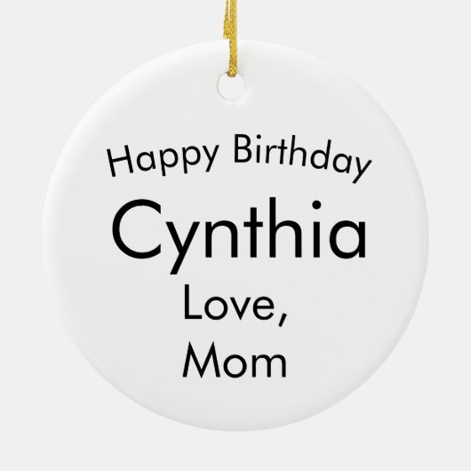 Psalm 139 Je bent mooi Keramisch Ornament (Achterkant)