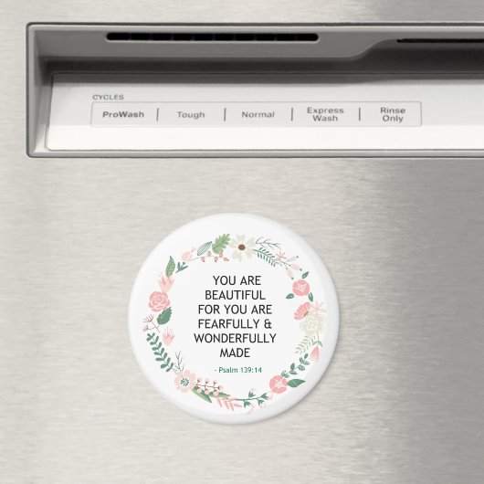 Psalm 139 Je bent mooi Magneet (Insitu (Vaatwasser))