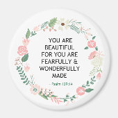 Psalm 139 Je bent mooi Magneet (Voorkant)