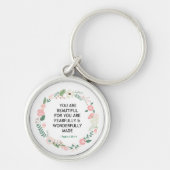 Psalm 139 Je bent mooi Sleutelhanger (Voorkant)